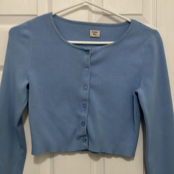 Aritzia Sunday Best button up sweater - Picture 4 of 5